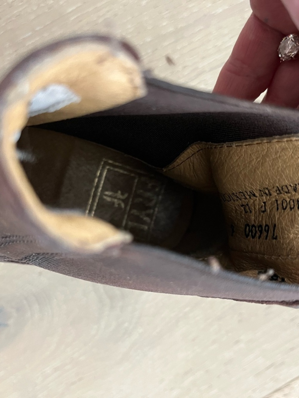 Frye Vintage Dark Brown Leather Chelsea Booties - Picture 7 of 7